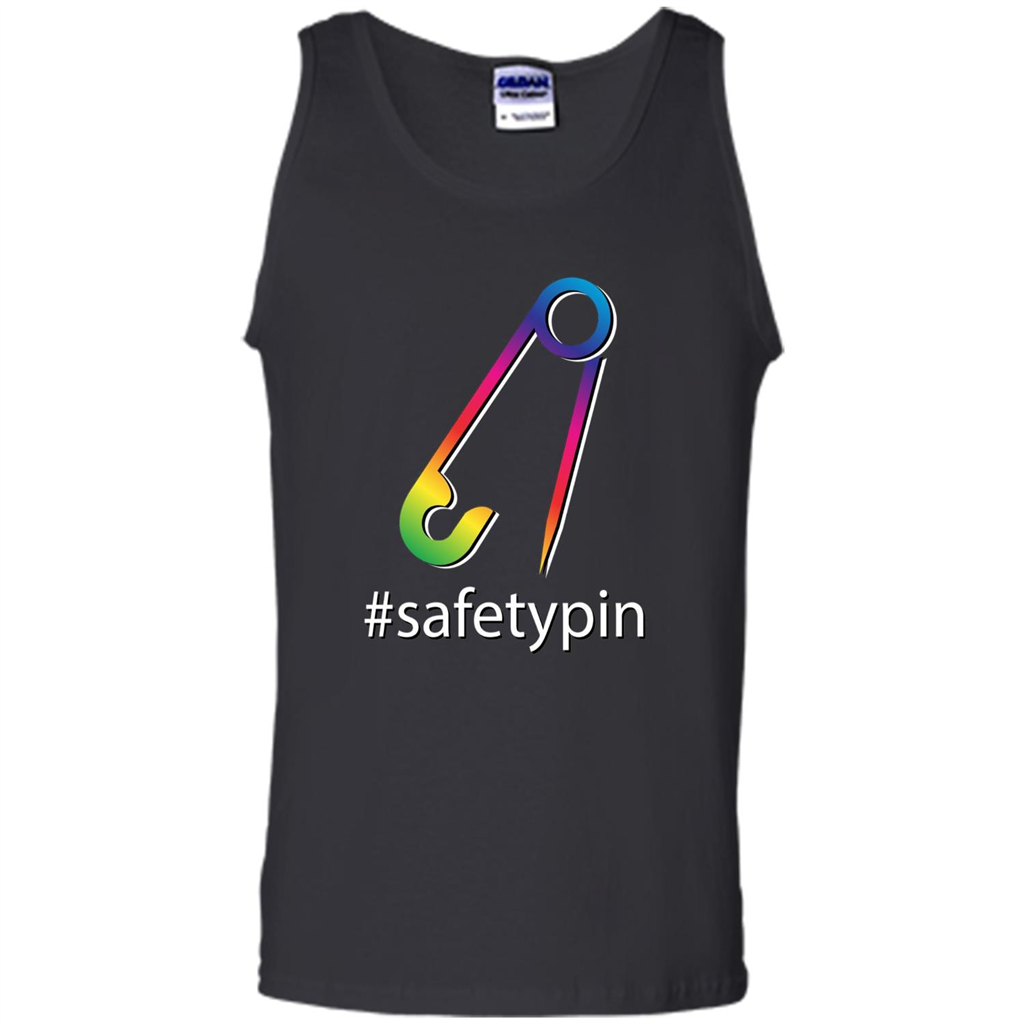 Safety Pin Campaign Against Violence T-Shirt Black