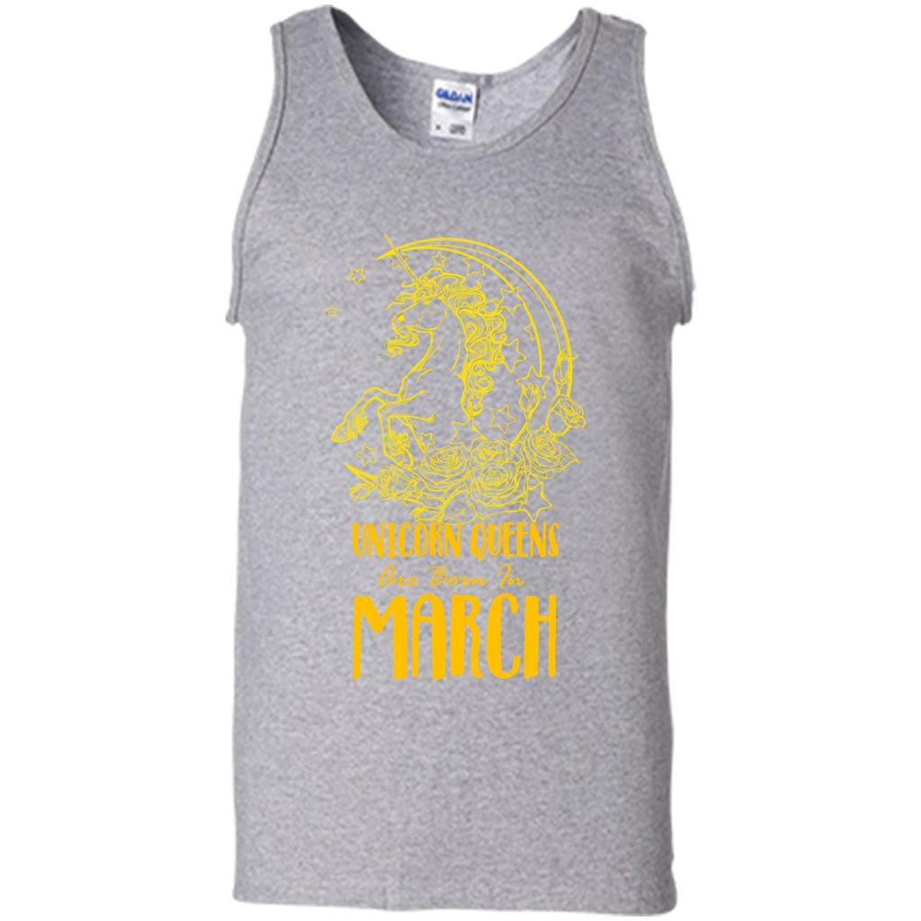 March Unicorn T-shirt Unicorn Queens Are Born In March Sport Grey