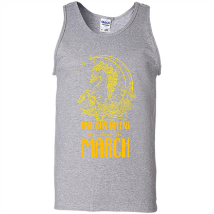 March Unicorn T-shirt Unicorn Queens Are Born In March Sport Grey