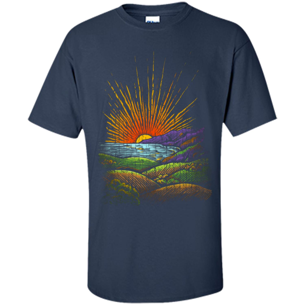 Sunrise In The Morning T-Shirt Navy