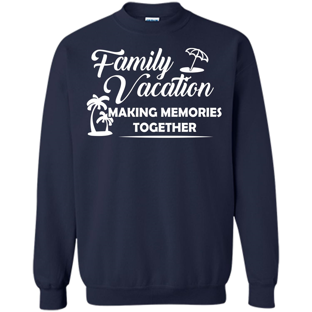 Family Vacation Making Memories Together T-shirt Navy