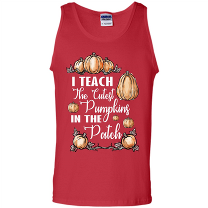 Halloween T-shirt I Teach The Cutest Pumpkins In The Patch Red