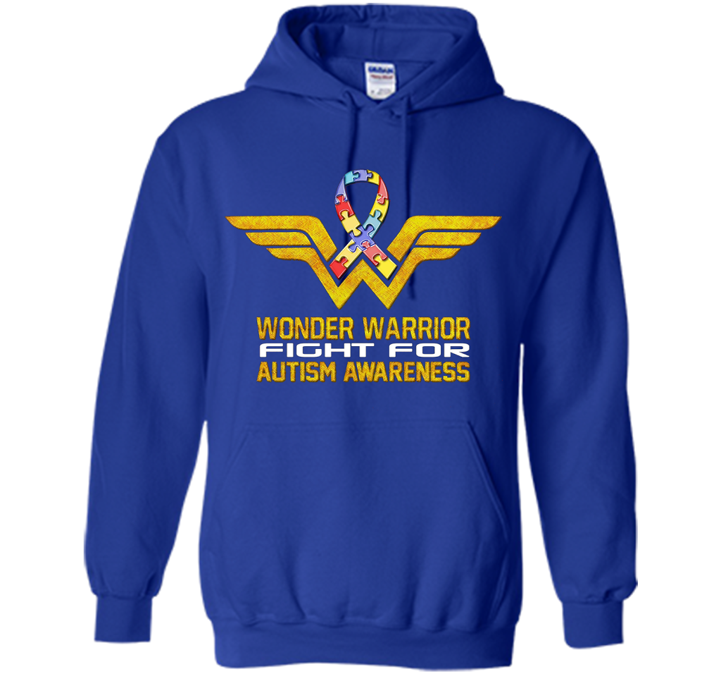 Wonder Warrior Fight For Autism Awareness T-shirt Royal