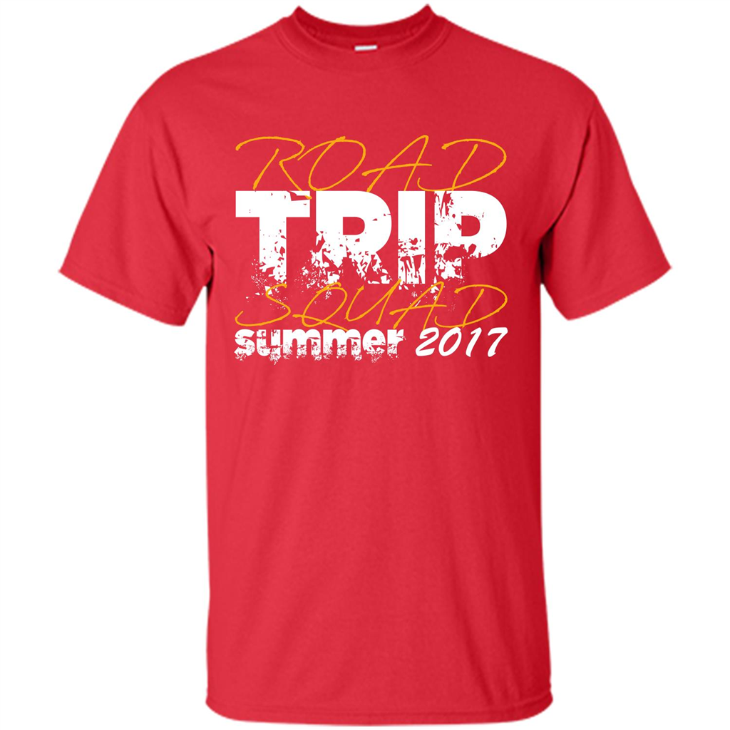 Summer T-shirt Road Trip Squad Summer 2017 Red