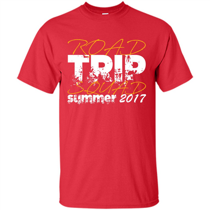 Summer T-shirt Road Trip Squad Summer 2017 Red