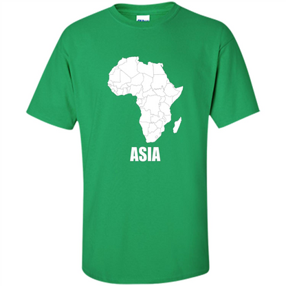 Africa Asia Funny t-shirts - Humor T-shirts Irish Green