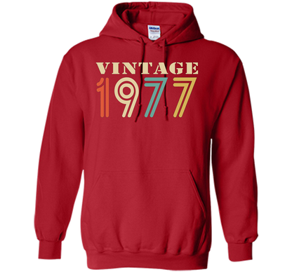 Vintage 1977 - 40th birthday gift shirt t-shirt Red