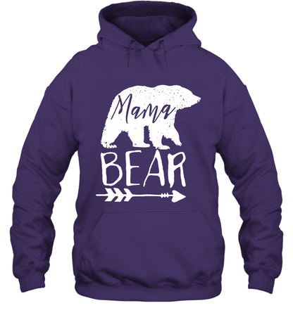 Mama Bear Shirt Hoodie Hoodie Purple