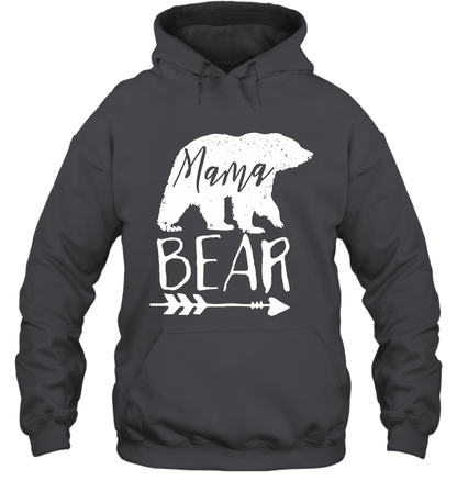 Mama Bear Shirt Hoodie Hoodie Dark Heather