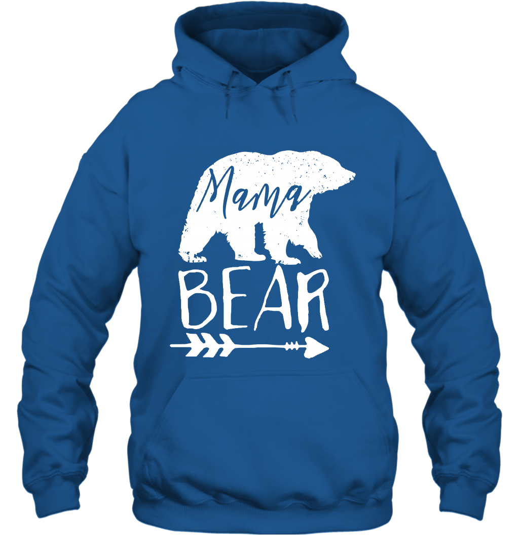Mama Bear Shirt Hoodie Hoodie Royal