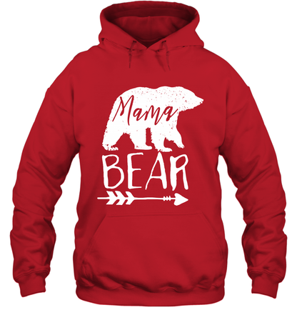 Mama Bear Shirt Hoodie Hoodie Red