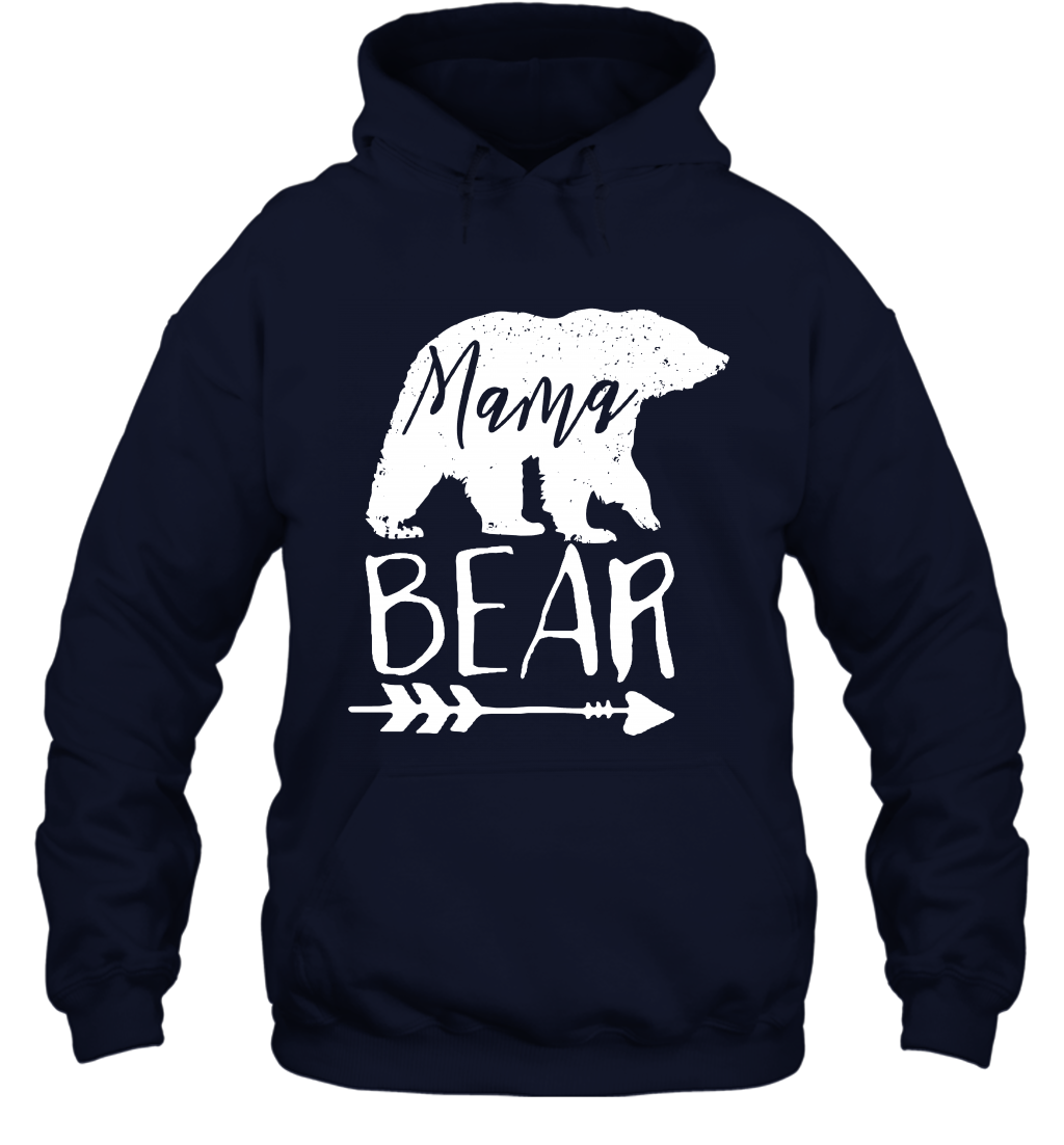 Mama Bear Shirt Hoodie Hoodie Navy