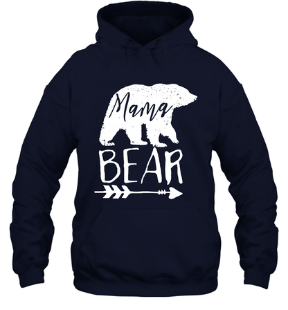 Mama Bear Shirt Hoodie Hoodie Navy
