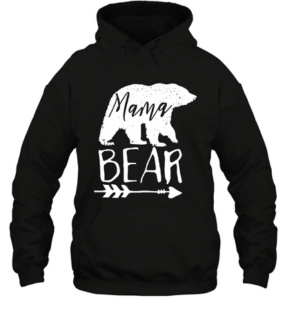 Mama Bear Shirt Hoodie Hoodie Black