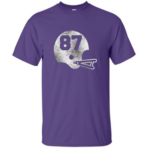 Football Number 87 T-Shirt Player Number