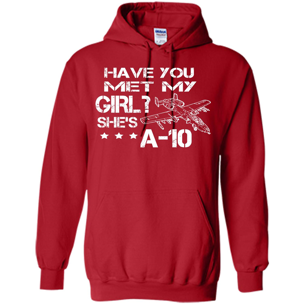 Have You Met My Girl She's A-10 T-shirt Red