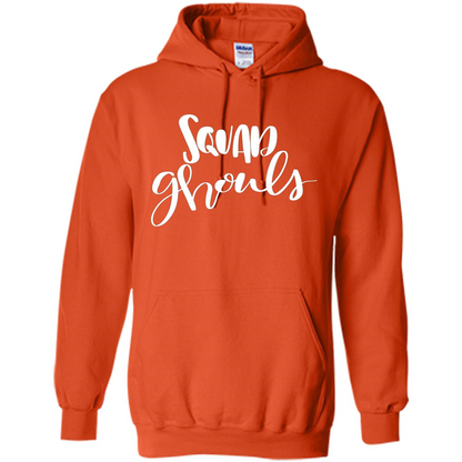 Squad Ghouls T-Shirt Halloween Funny Ghost Costume T-shirt Orange