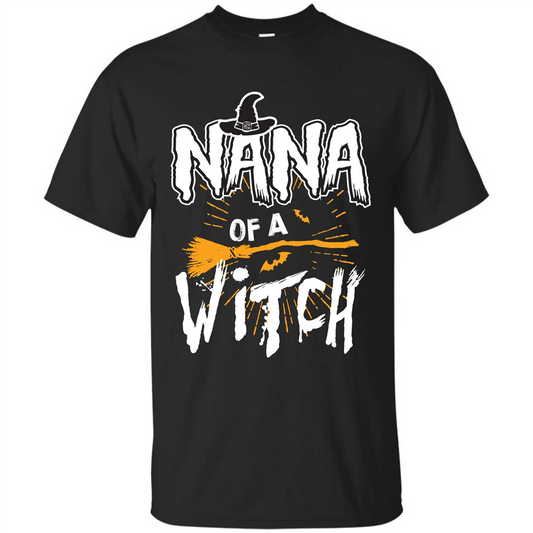 Halloween T-shirt Nana Of A Witch Black