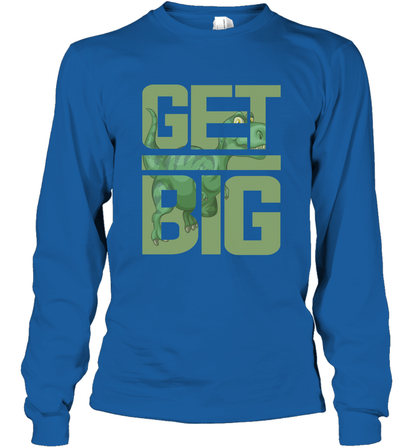 Get Big Funny Saurus Dinosaur Shirt Long Sleeve T-Shirt Long Sleeve T-Shirt Royal