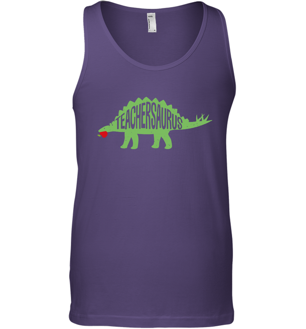Teachersaurus Teacher Saurus Shirt Tank Top Tank Top Purple