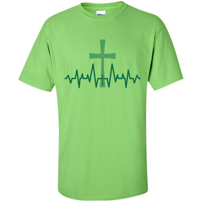 Christian ECG T-shirt Lime
