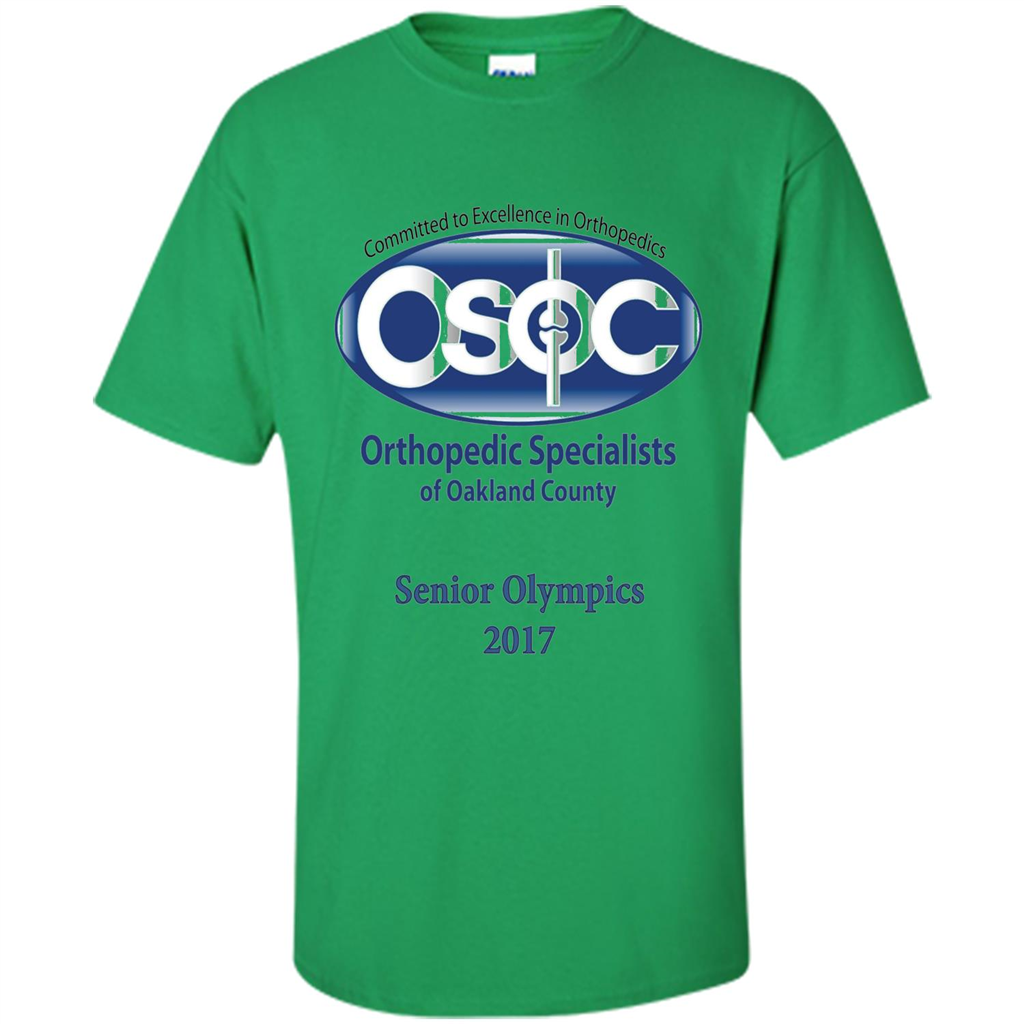 OSOC 9 Senior Olympics 2017 T-shirt Irish Green