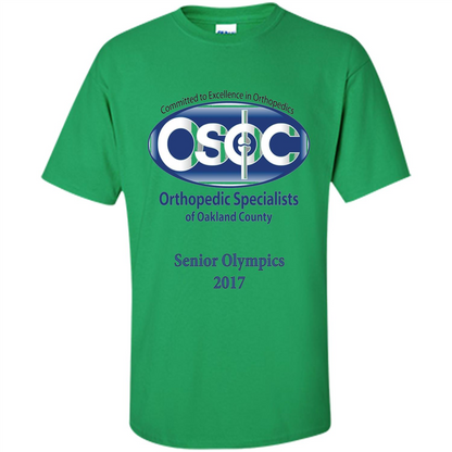 OSOC 9 Senior Olympics 2017 T-shirt Irish Green