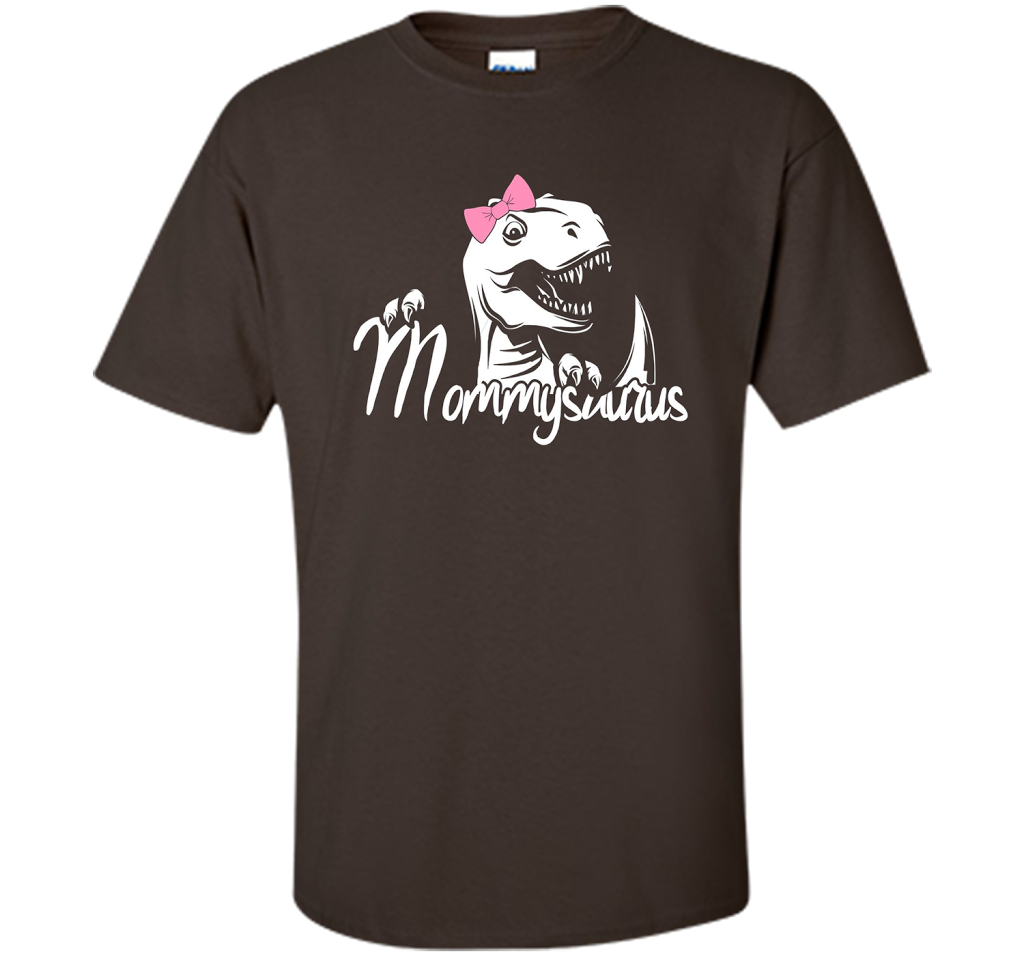 Mommysaurus! Motherhood T-Shirt cool shirt Dark Chocolate