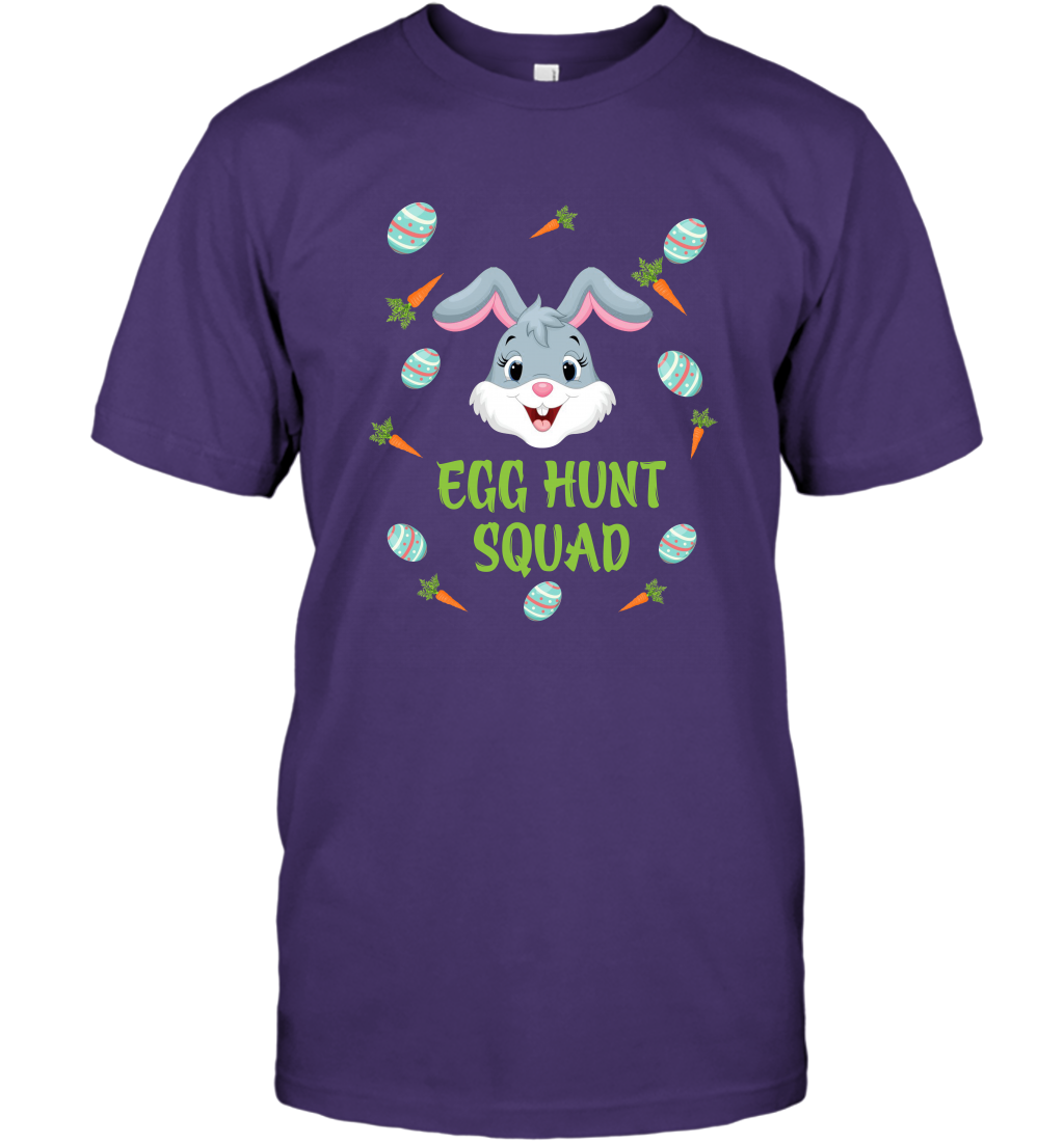 Egg Hunt Squad Happy Easter Day Shirt T-Shirt Purple