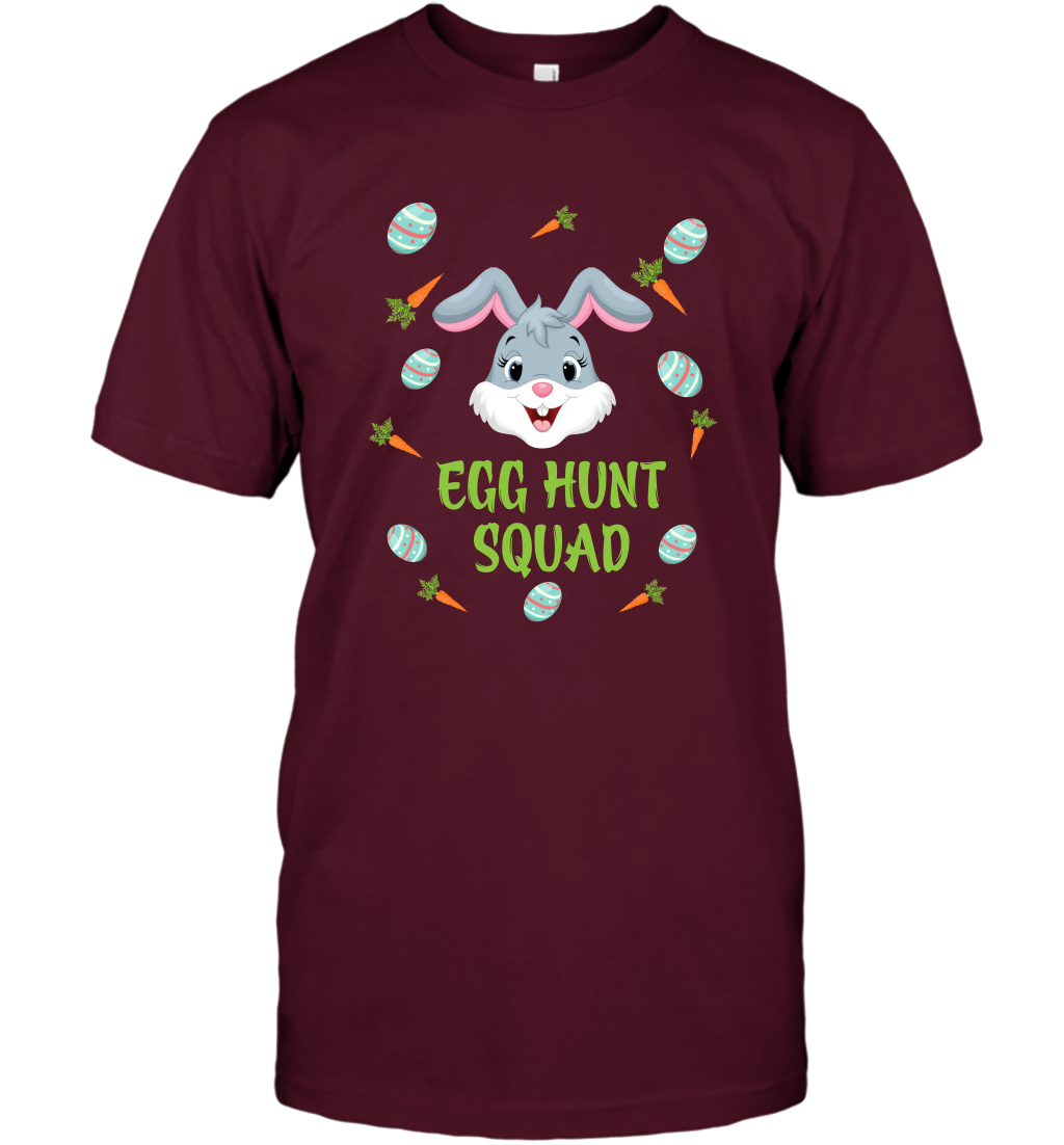 Egg Hunt Squad Happy Easter Day Shirt T-Shirt Maroon