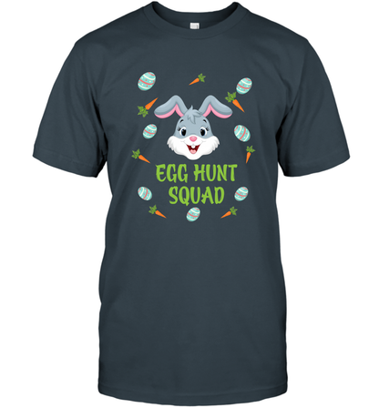 Egg Hunt Squad Happy Easter Day Shirt T-Shirt Charcoal