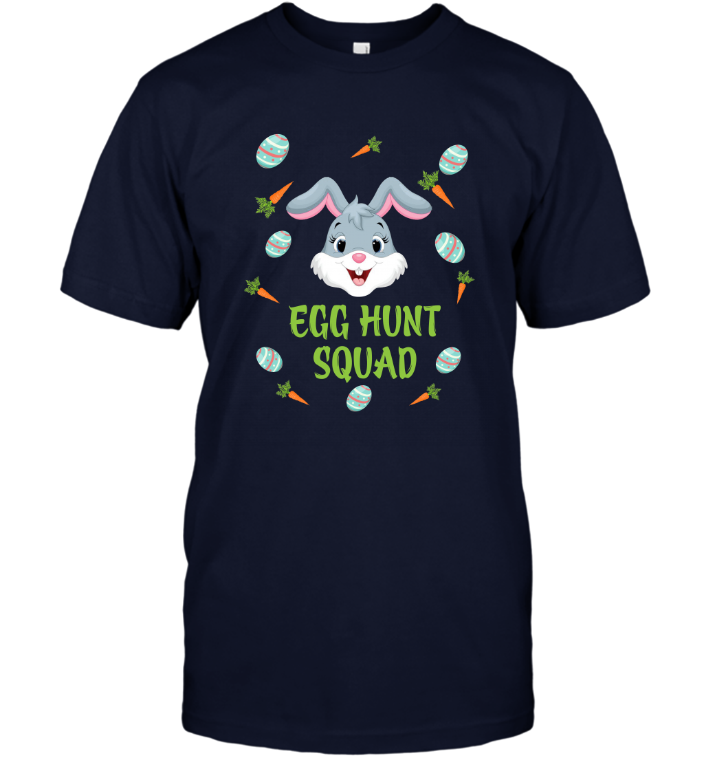 Egg Hunt Squad Happy Easter Day Shirt T-Shirt Navy
