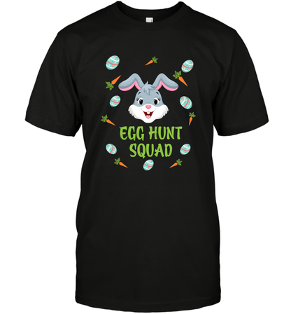 Egg Hunt Squad Happy Easter Day Shirt T-Shirt Black