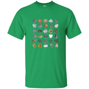 Ores and Minerals Gems and Crystals Rock Collecting T-shirt