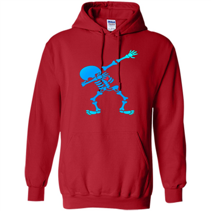 Dabbing Skeleton Halloween 2017 T-shirt Red