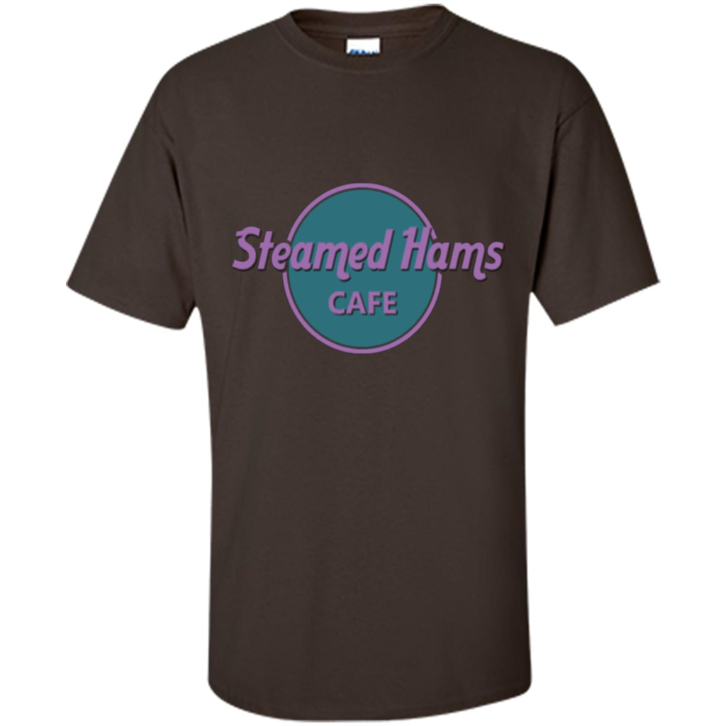 Steamed Hams Cafe T-shirt Dark Chocolate