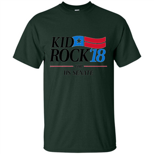 Kid for US Senate 2018 Political T-Shirt In Rock We Trust T-shirt