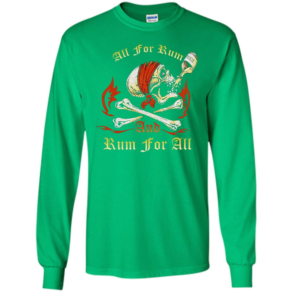 Rum T-shirt All for Rum And Rum For All T-shirt Irish Green