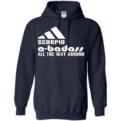 Scorpio A-Badass All The Way Around T-shirt Navy