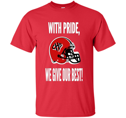 Syrupmaker, With Pride We Give Our Best! T-Shirt shirt Red