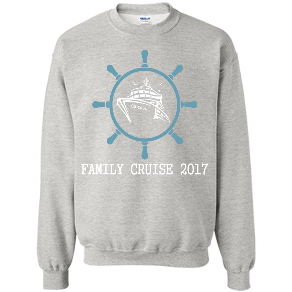 Family T-shirt Family Cruise 2017 Ash