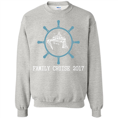 Family T-shirt Family Cruise 2017 Ash