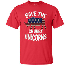 Save the Chubby Unicorns T-Shirt Funny t-shirt