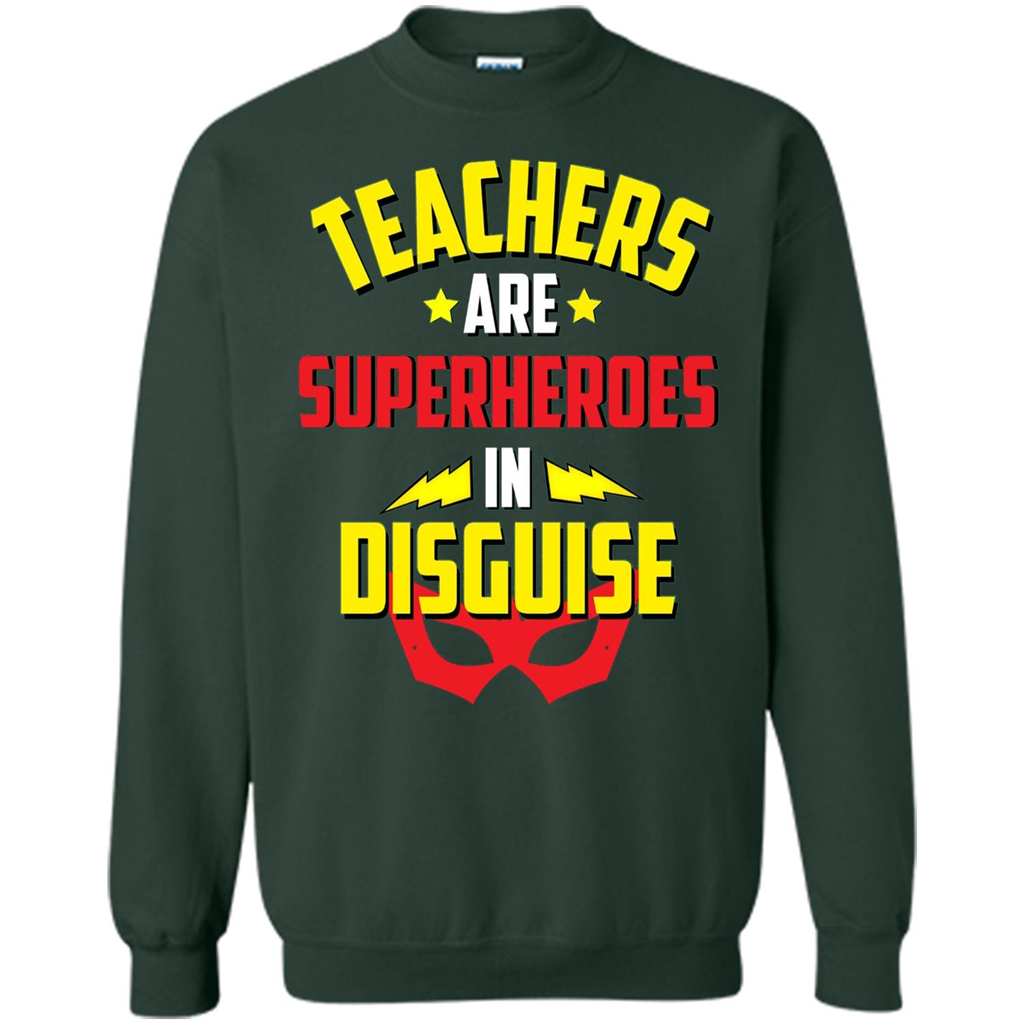 Funny Teacher Superpower Superhero In Disguise T-shirt