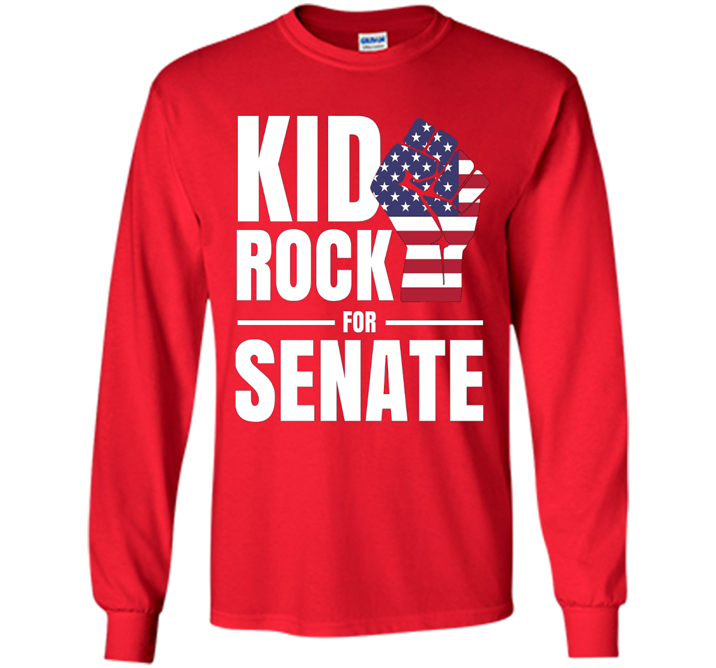 Campaign T-shirt Kid Rock For Senate T-shirt Red
