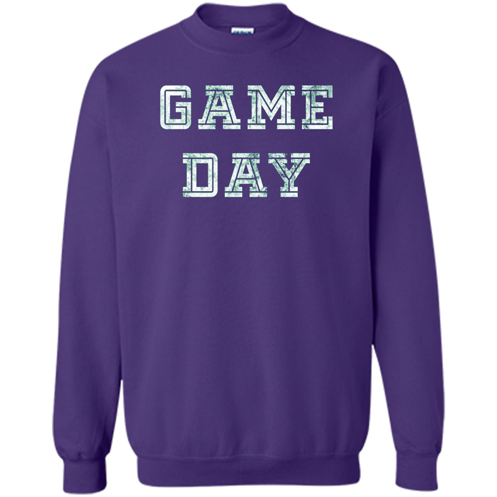 Game Day Football T-Shirt For Football Fans Purple