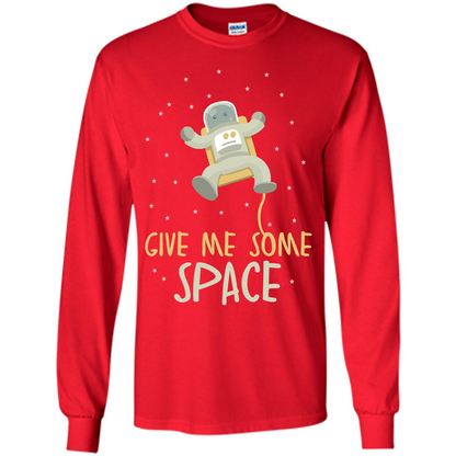 Astronaut T-shirt Give Me Some Space T-shirt Red