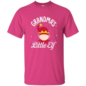 Grandma's Little Elf Christmas T-Shirt