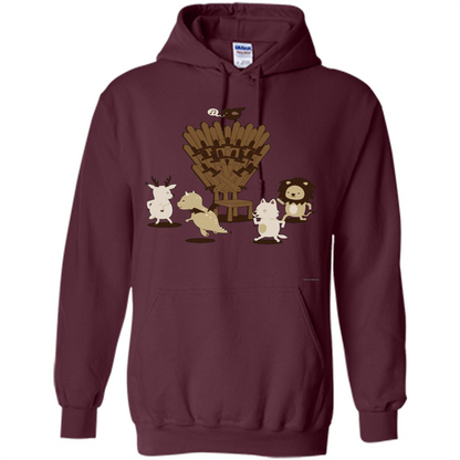 Game Of Musical Thrones Characters T-shirt Maroon