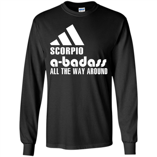 Scorpio A-Badass All The Way Around T-shirt Black